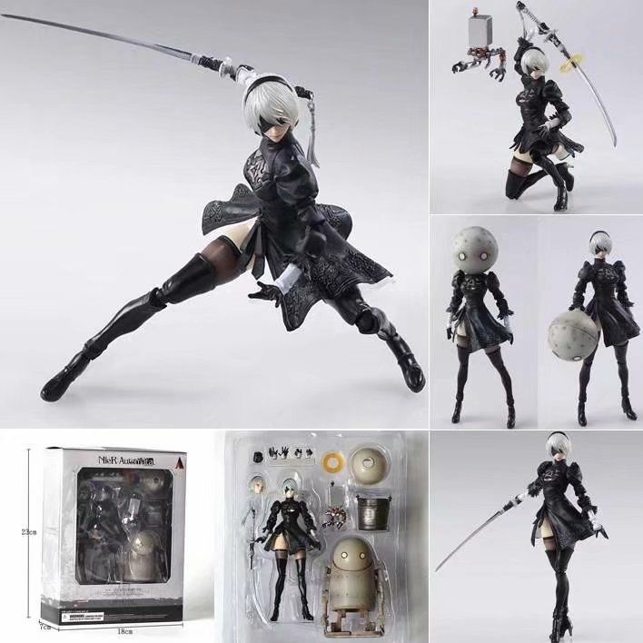 анимефигуркаNieR:Автоматы2B(YoRHa№2ТипB)15CM