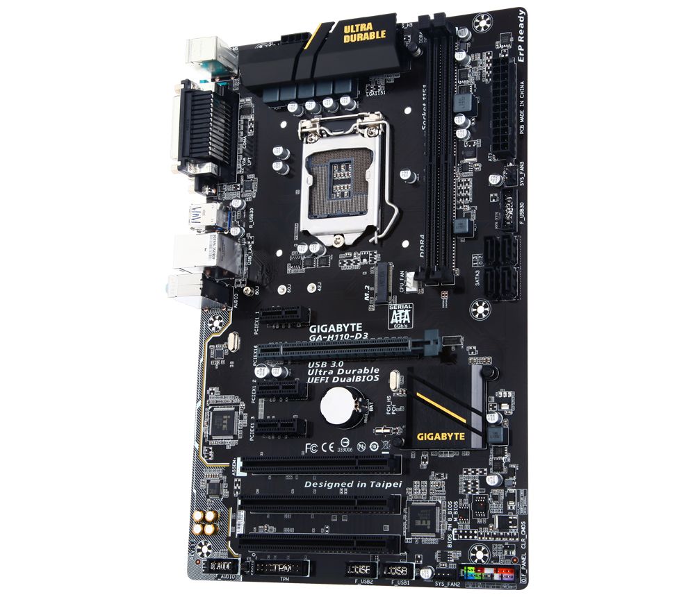 Gigabyte ga-h110-d3a. H110 d3a.