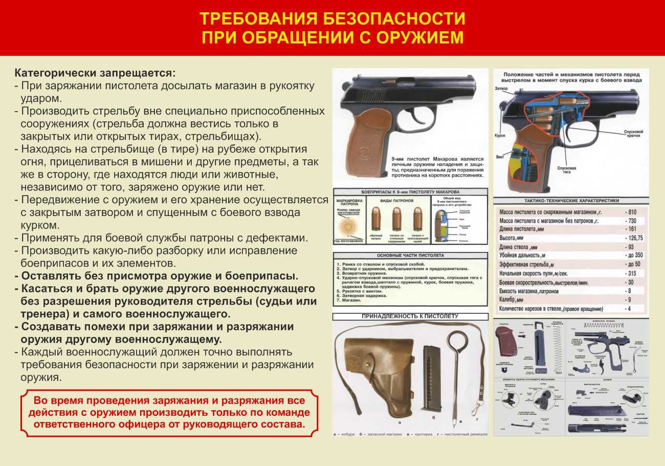 Прохождение правил безопасного обращения с оружием. Требования безопасности при обращении с оружием. Требования безопасности при обращении с боевыми патронами.