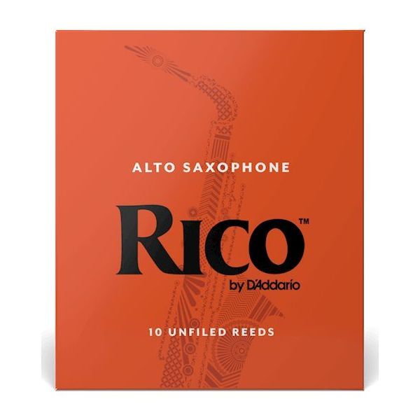 Трости для альт-cаксофона, rico №2,5 (10 шт) Rico RJA1025