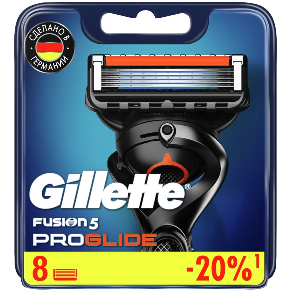 GilletteСменныекассетыFusion5Proglide,8шт.