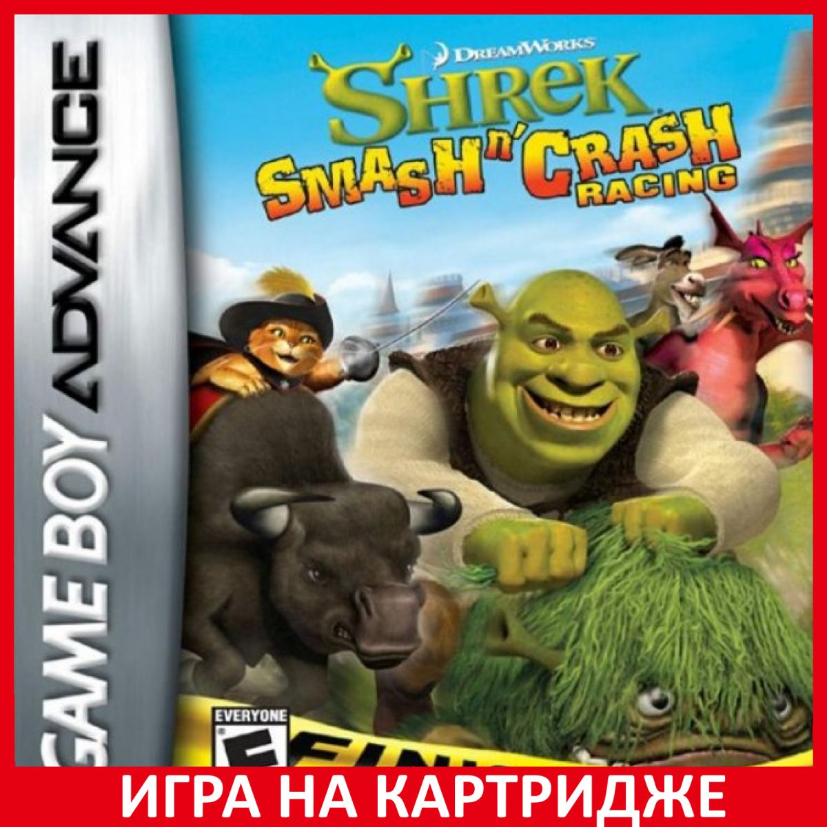 Shrek Smash n Crash Racing GBA