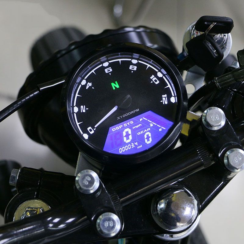 Приборная панель мото. Тахометр 12000 RPM ЖК-цифровой спидометр универсальный. Универсальный цифровой спидометр для мотоцикла. Yamaha r6 2006 тахометр. Цифровой тахометр для мотоцикла.