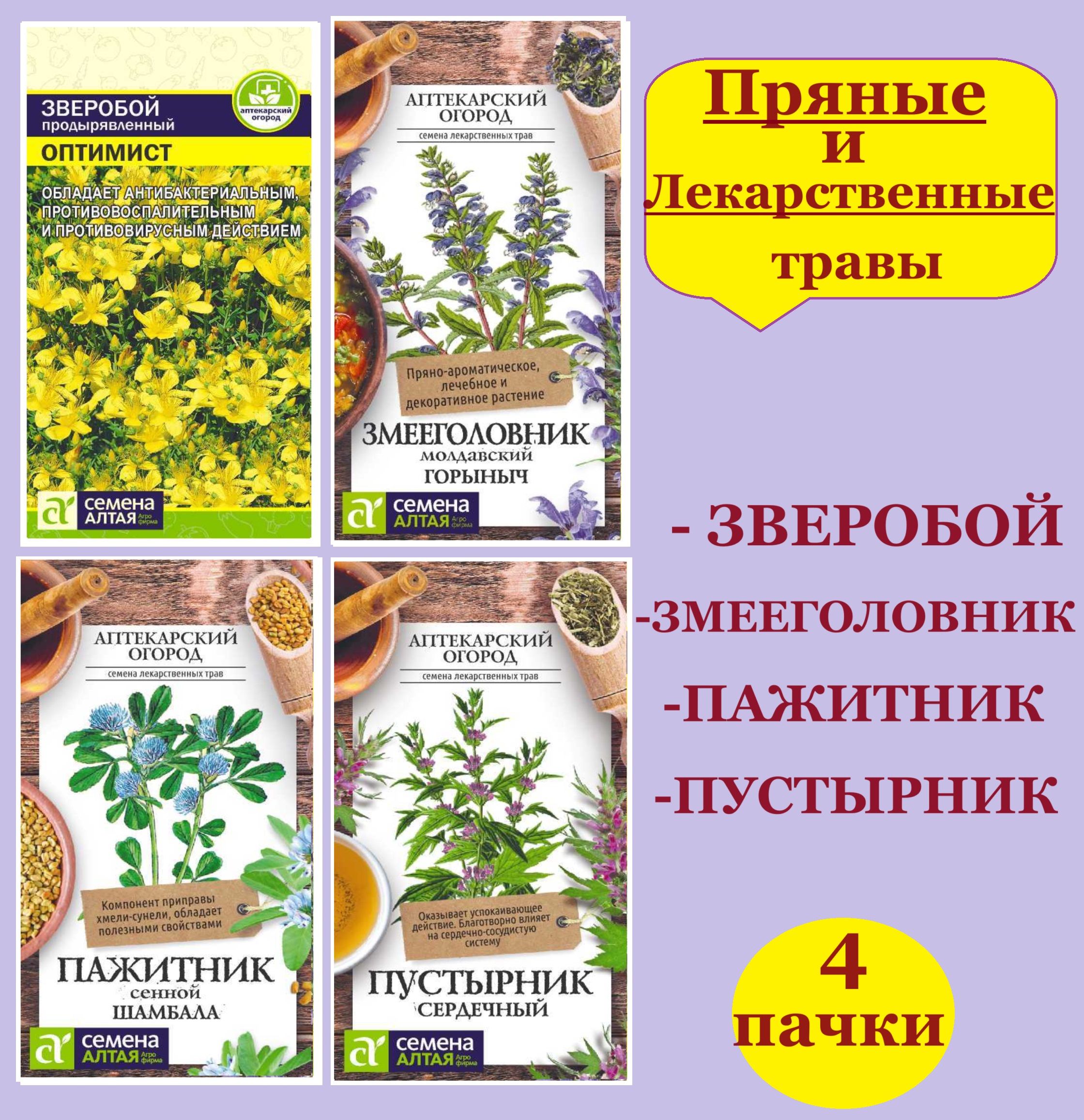 Зверобой, Змееголовник Семена Алтая травы_бежевый - купить по выгодным  ценам в интернет-магазине OZON (1339240058)