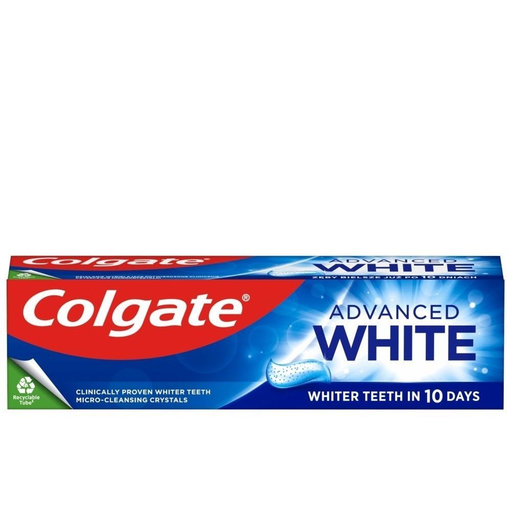 ColgateЗубнаяпастаAdvancedWhiteБелыезубыза10дней100мл(изЭстонии)