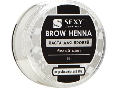 Паста для бровей INNOVATOR COSMETICS SEXY BROW HENNA белая