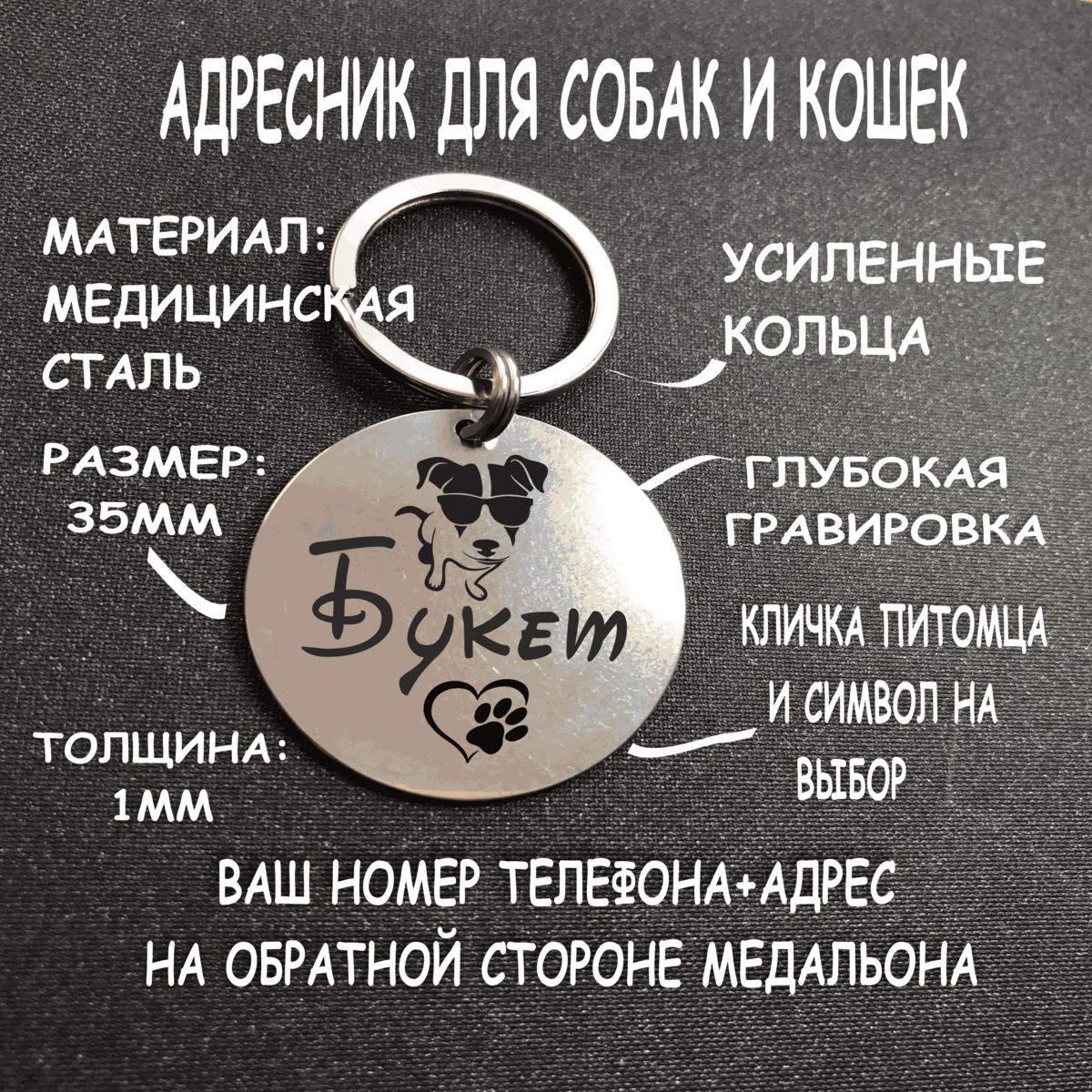 AVTAR-Адресник ДИСК (НЕРЖАВЕЙКА) с индивидуальной гравировкой от 15-35 мм -  купить с доставкой по выгодным ценам в интернет-магазине OZON (1275999669)