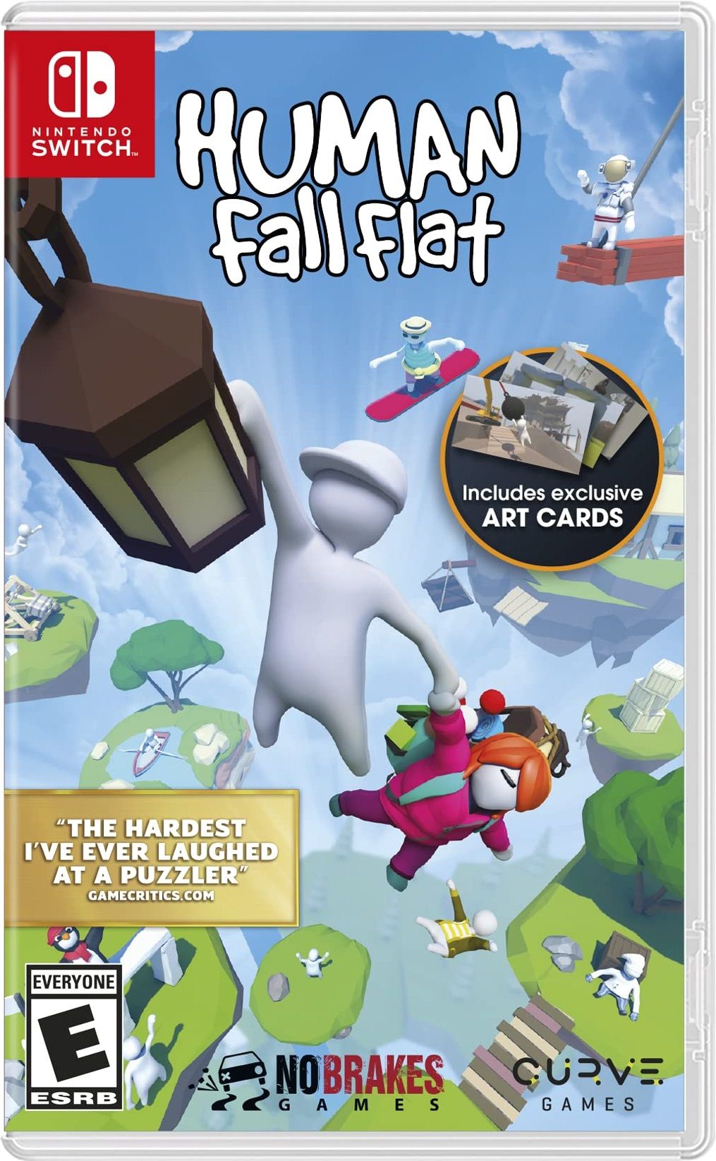 Игра Human Fall Flat (with Art Cards) (Nintendo Switch, Русские субтитры)  купить по низкой цене с доставкой в интернет-магазине OZON (1387017066)