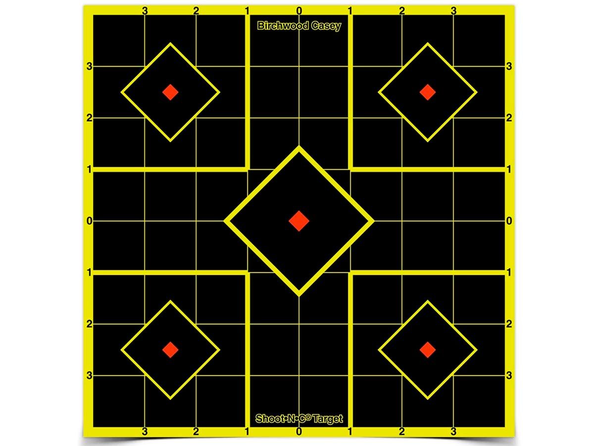 Мишень самоклеющаяся осыпающаяся Birchwood для стрельбы, 15шт.
