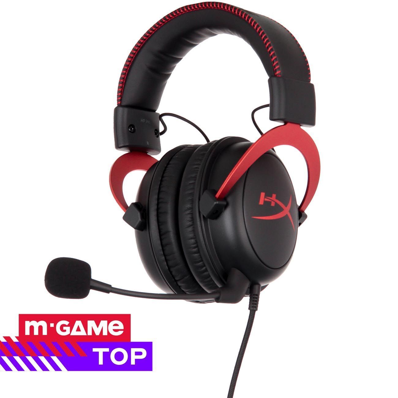 Игровые наушники HyperX Cloud II Red (KHX-HSCP-RD), красный, черный -  купить по доступной цене в интернет-магазине OZON (1086395519)