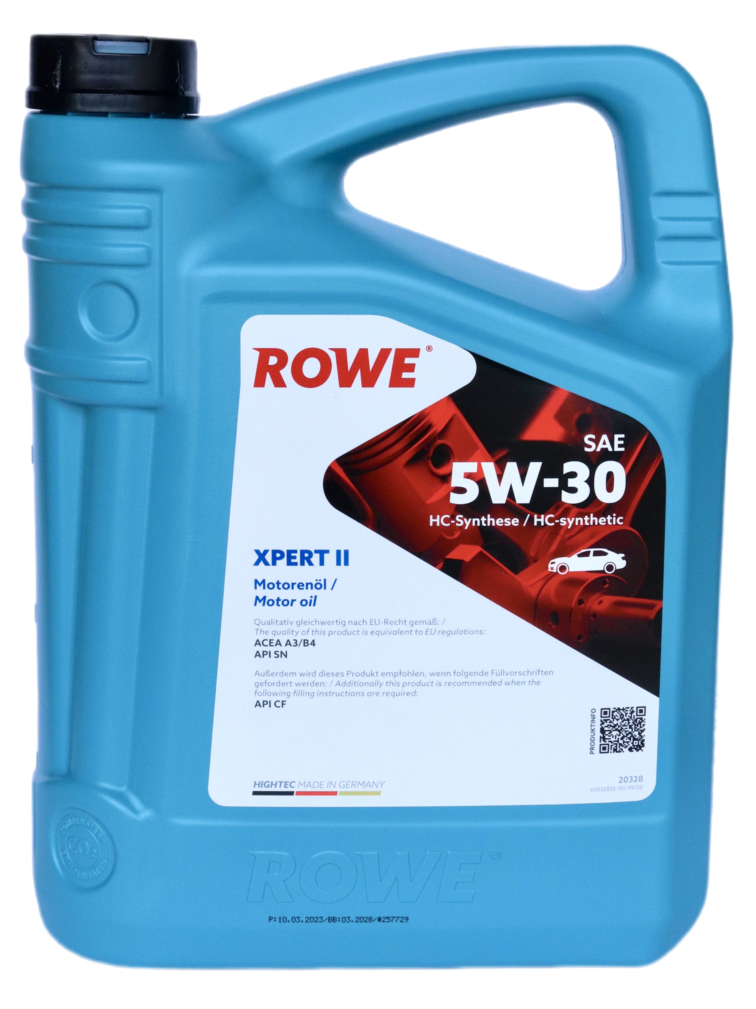 ROWEhightecxpertiisae5w-305W-30Масломоторное,НС-синтетическое,4л