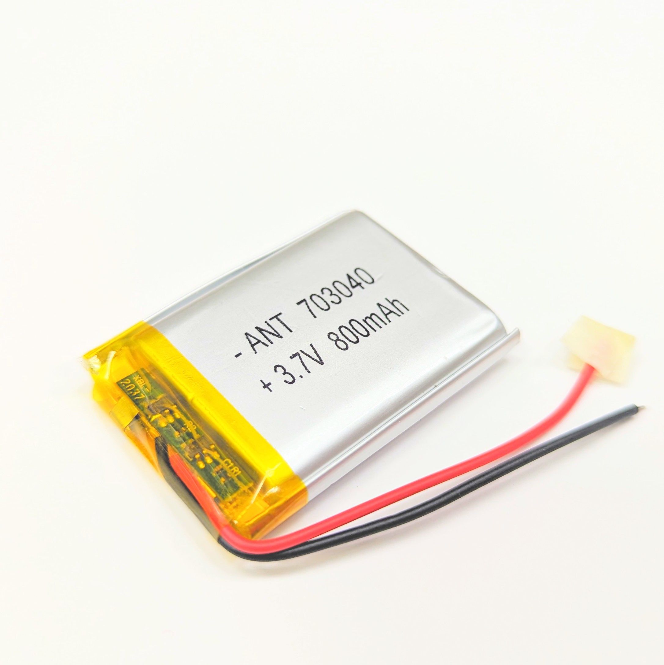 Аккумулятор Li-Pol 703040 (батарея) 7*30*40мм 2pin 3.7V/800mAh - купить с  доставкой по выгодным ценам в интернет-магазине OZON (1400299265)