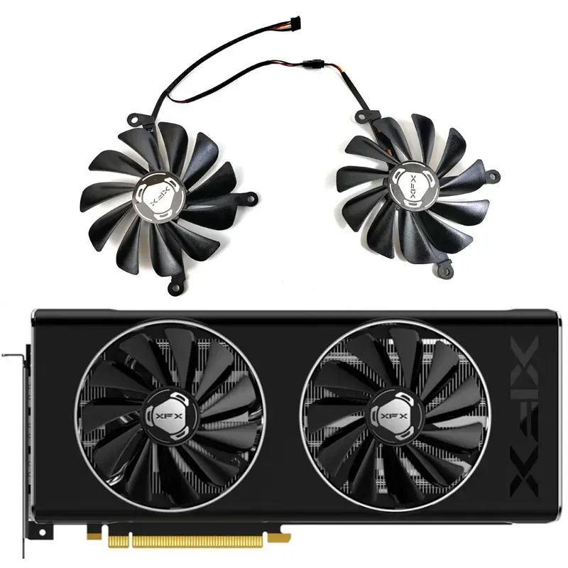 95MMCF1010U12SXFXRadeonRX5700,RX5700XTохлаждающийвентиляторвидеокарты