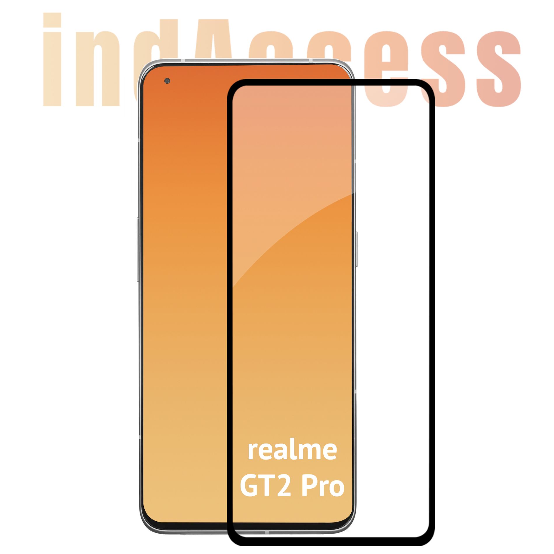 ЗащитноестеклонаRealmeGT2Pro/дляРеалмиГТ2Про/indAccess