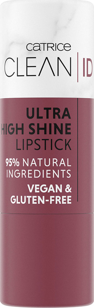 Catrice Помада для губ Clean Id Ultra High Shine Lipstick, сатиновая, тон №040 nude beach, цвет: темно-розовый #1