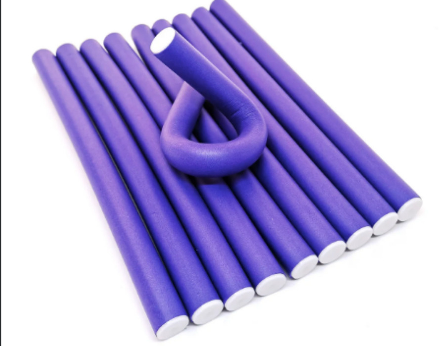 Бигуди бумеранги длинные фиолетовые. Комплект 10 шт. - купить с ...