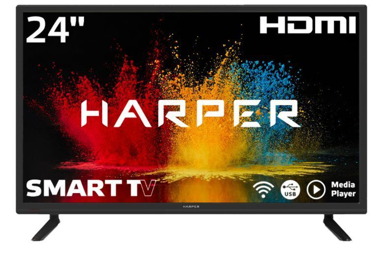 Harper Телевизор 24R470T 24" HD, черный #1