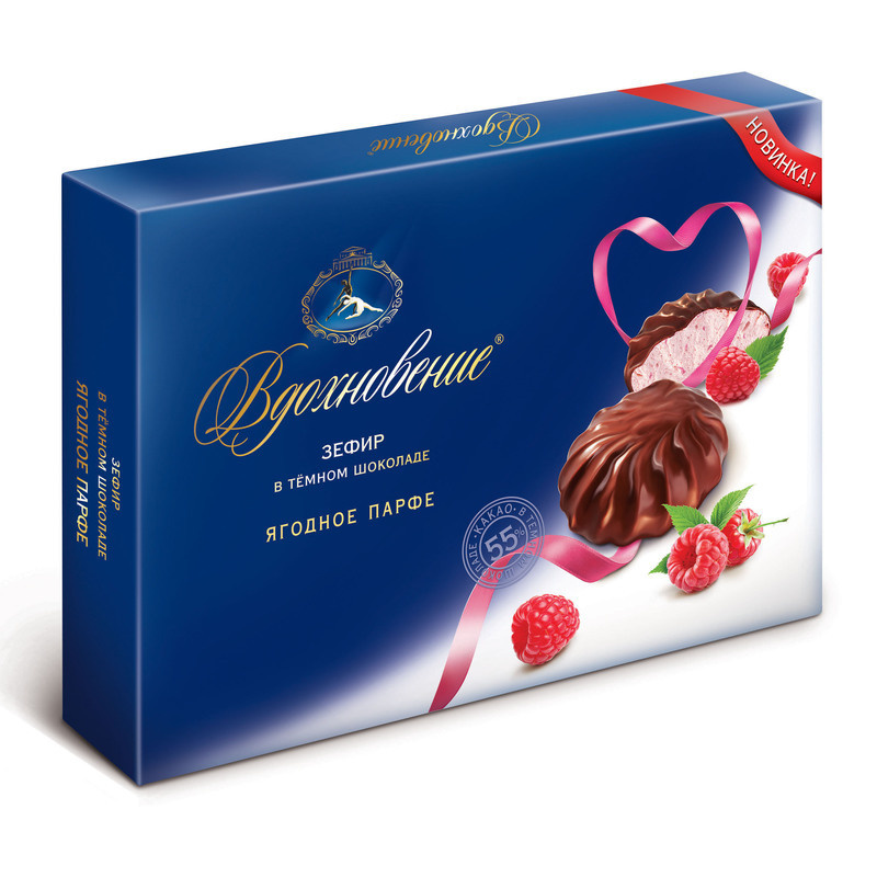 Зефир Вдохновение ягодное парфе в темном шоколаде 245 г #1
