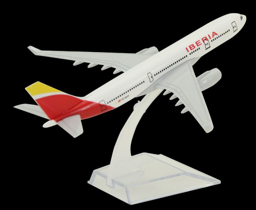 Металлическая модель самолета Airbus A330 Iberia / авиация Эйрбас  #1