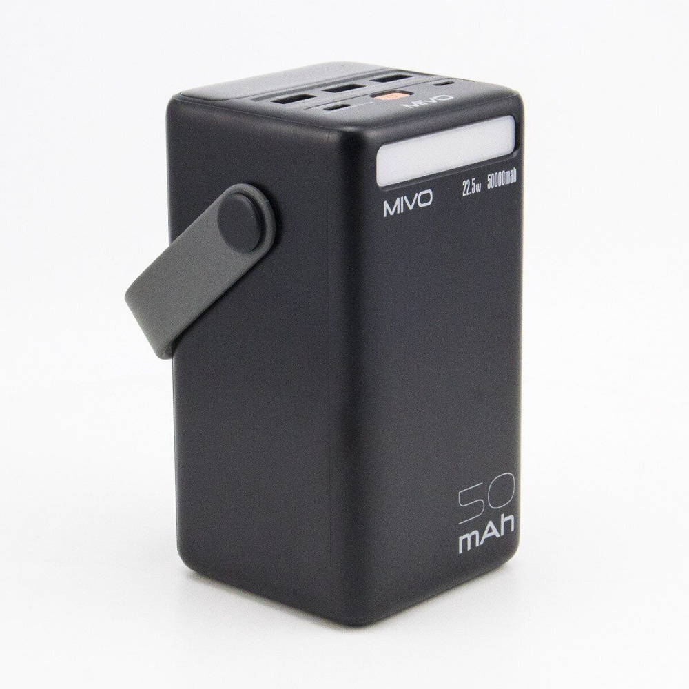 MIVO Внешний аккумулятор Power Bank_USB Type-C_USB, 50000 мАч, черный #1