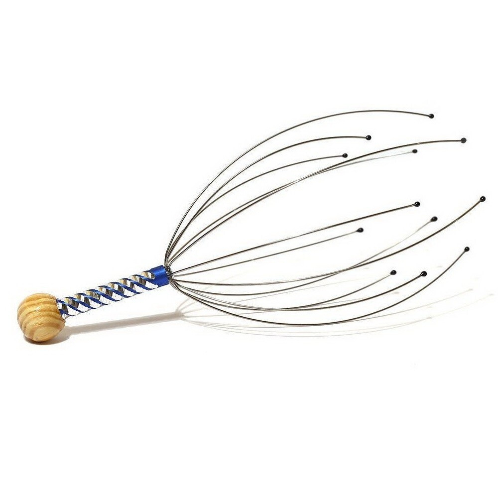 Массажёр "Мурашка" для головы синий — купить в интернет-магазине OZON с ...