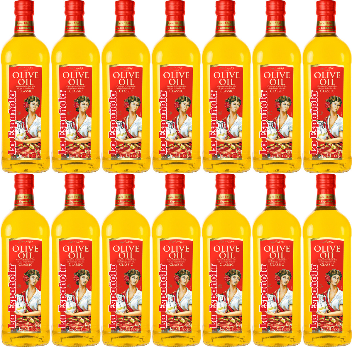 Оливковое масло La Espanola 1 л, набор: 14 штук — купить в интернет ...