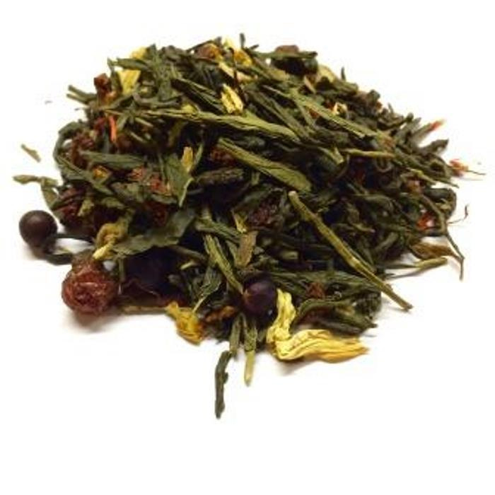 Зеленый чай Секрет долголетия, китайская сенча и чун ми 100 гр ...