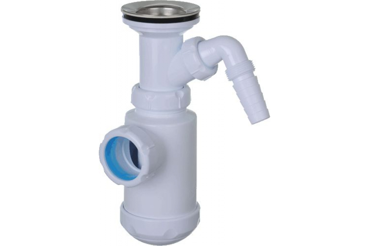 Сифон для кухонной мойки с отводом для стиральной машины слив 40мм ...