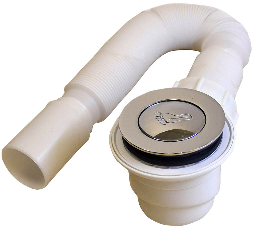 Сифон для душевой кабины для высоких поддонов (клик-клак) (Т2) в п/у ...