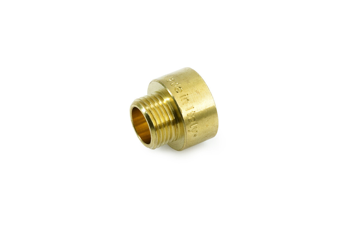 Переходник латунный 3/4\"ВРх1/2НР\", General Fittings 260045R050400A lnd ...