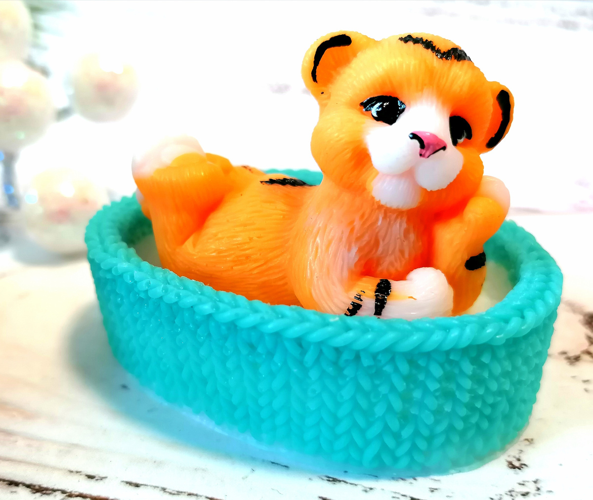 Тигренок символ года сувенир из мыла - купить Сувенирное мыло по ...