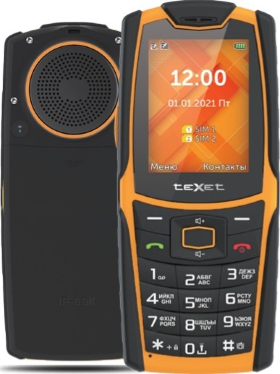 Мобильный телефон Texet TM-521R, черный #1