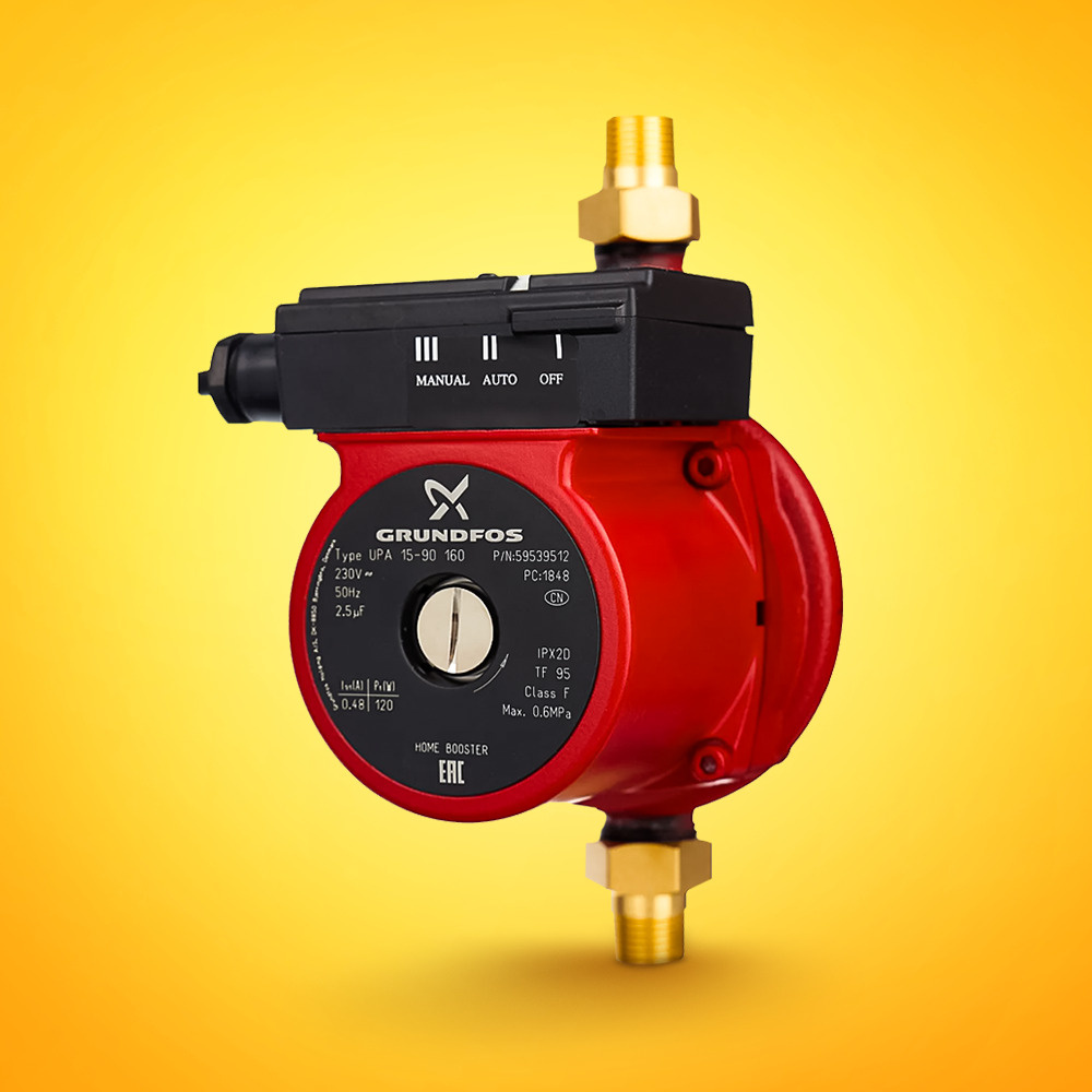 Циркуляционный насос Grundfos UPA 15-90 Повысительный - купить по ...