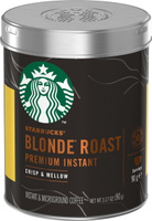 Кофе растворимый Starbucks BLONDE Roast, кофе натуральный, растворимый, светлая обжарка, 90 г. Спонсорские товары