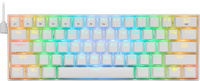 Игровая клавиатура беспроводная Redragon Draconic, Подсветка RGB, Bluetooth GK61, (Outemu Tea), белый. Спонсорские товары