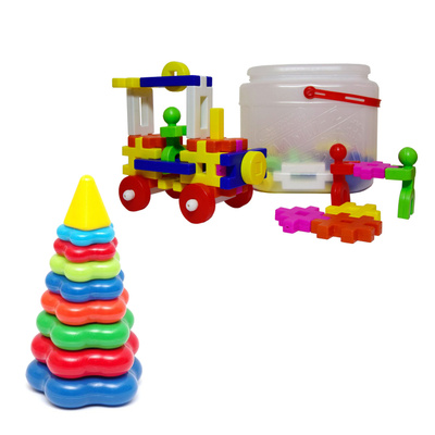 Характеристики Набор развивающий: Пирамида детская большая Karolina ...