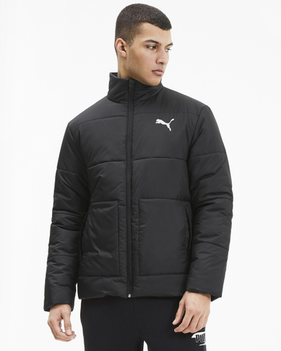 puma ess padded jacket black