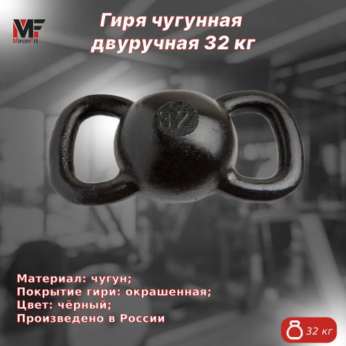 Гиря чугунная Titan 32 кг