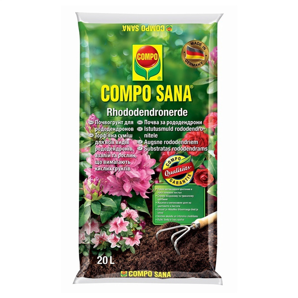 Почвогрунт"Compo Sana", удобрение для рододендронов 20л - купить по ...