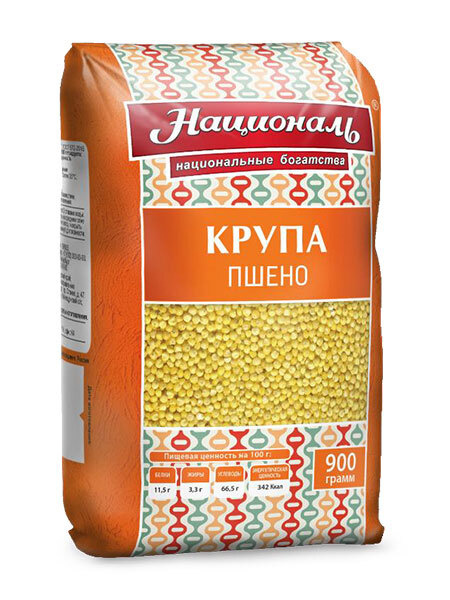 Пшено Националь шлифованное, 900 г - купить с доставкой по выгодным ...
