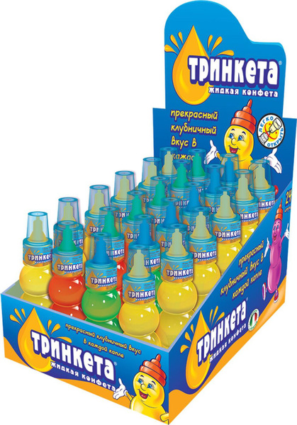 Жидкая конфета "Тринкета", клубника, (набор 24 шт по 70 г) - купить с ...