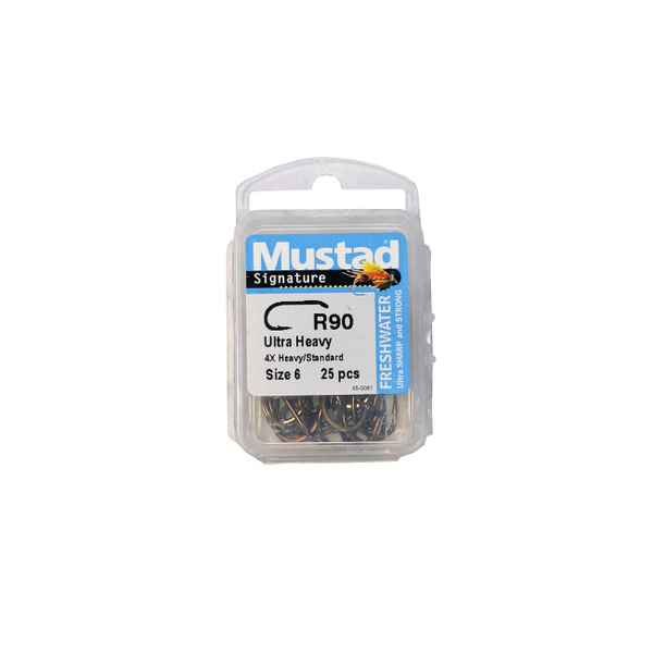 Ganci Per Mosca Bagnata Mustad Signature NINFA - S60NP-BR, Taglia 16, Pacco Da 50, Color Bronzo