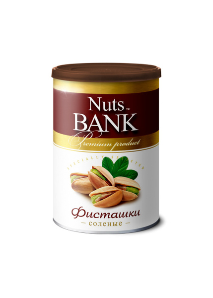 Фисташки обжаренные с солью 175 г, Nuts Bank - купить с доставкой по ...