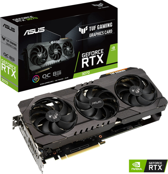 Видеокарта ASUS GeForce RTX 3070, 8 ГБ GDDR6 - купить по низким ценам в ...