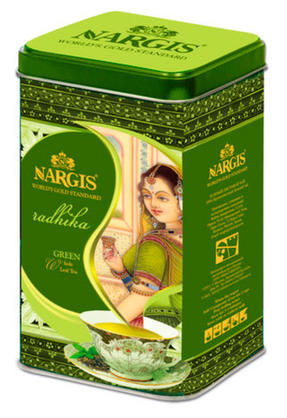 Индийский зеленый чай Nargis Radhika Premium 200 г - купить с доставкой ...