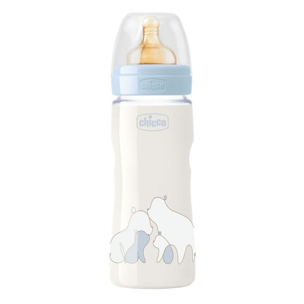 Бутылочка для кормления Chicco Original Touch Boy 4мес., латексная ...