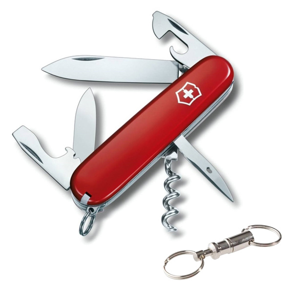 Швейцарский нож Victorinox Classic + карабин для ключей с 2 кольцами ...