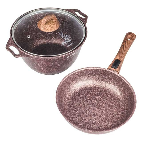 Набор посуды / Набор посуды для приготовления Kukmara (Granit Ultra Red ...