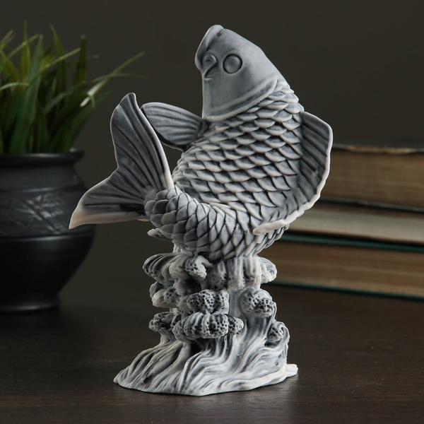 Сувенир "Рыба на волнах (Священный Карп)" 16,5см - купить Сувенир по ...