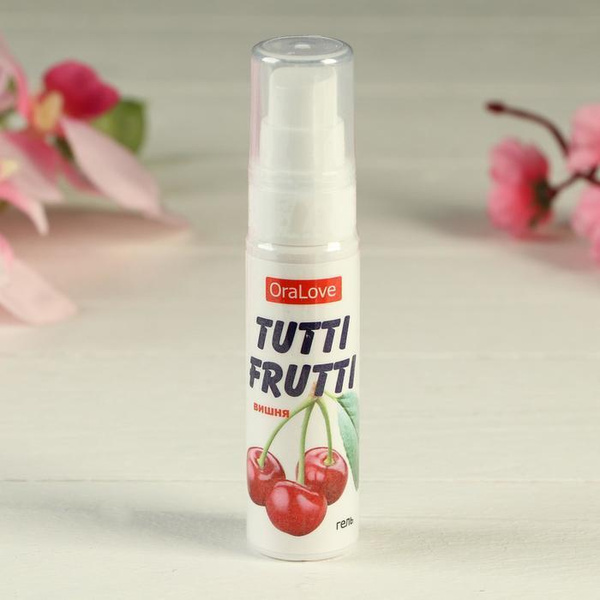 Съедобная смазка "OraLove. TUTTI-FRUTTI ВИШНЯ", для орального секса, 30 ...